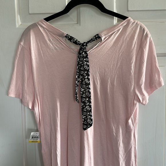NWT Madison Jules pink tie top size medium - Picture 4 of 4